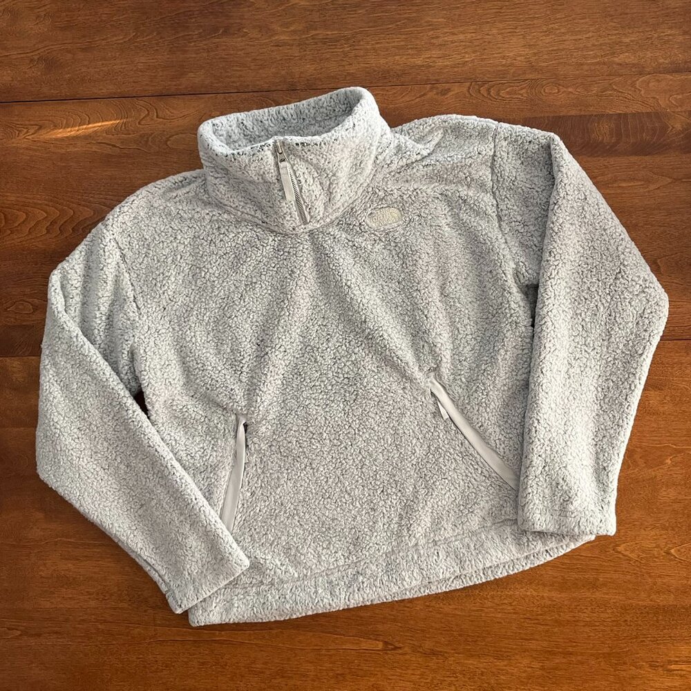 The North Face plush fleece pullover